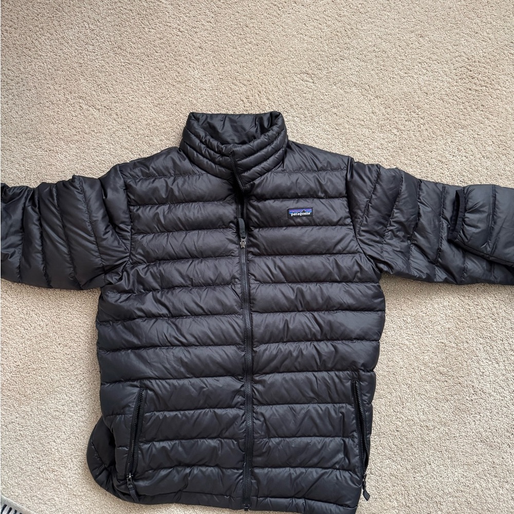 Patagonia kids down sweater black size xxl 16-18